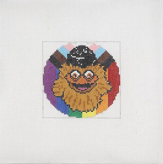 Rittenhouse Needlepoint Gritty - Face with Pride Needlepoint Canvas