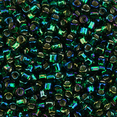 Sundance Designs Seed Beads Size 14/15 - 647 Dark Rainbow Green