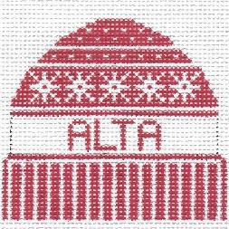 Doolittle Stitchery Alta Hat Needlepoint Canvas