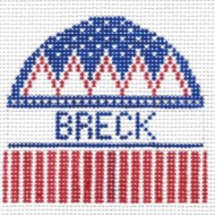 Doolittle Stitchery Breck Hat Needlepoint Canvas