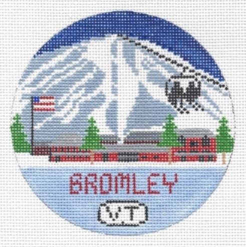 Doolittle Stitchery Bromley Round Needlepoint Canvas