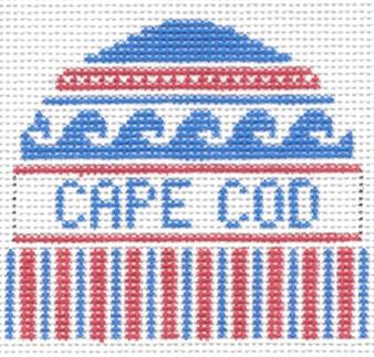 Doolittle Stitchery Cape Cod Hat Needlepoint Canvas