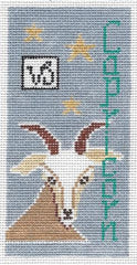 Doolittle Stitchery Capricorn Zodiac Eyeglass Case Needlepoint Canvas