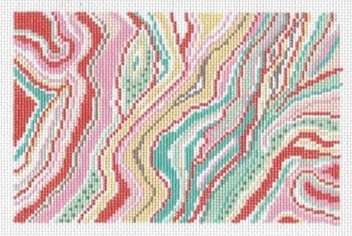 Doolittle Stitchery Living Coral Needlepoint Canvas