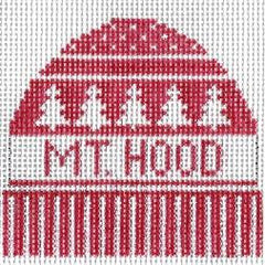 Doolittle Stitchery Mt. Hood Hat Needlepoint Canvas