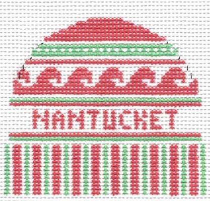 Doolittle Stitchery Nantucket Hat Needlepoint Canvas