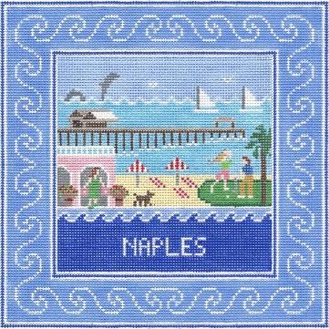 Doolittle Stitchery Naples Square Needlepoint Canvas