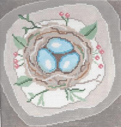 Doolittle Stitchery Nesting Needlepoint Canvas