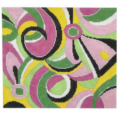 Doolittle Stitchery Pucci Pillow Needlepoint Canvas