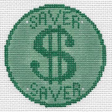 Doolittle Stitchery Saver Merit Badge Needlepoint Canvas