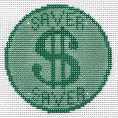 Doolittle Stitchery Saver Merit Badge Needlepoint Canvas