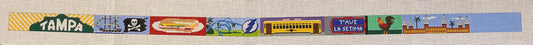 Doolittle Stitchery Tampa Belt Needlepoint Canvas