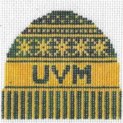 Doolittle Stitchery UVM Hat Needlepoint Canvas