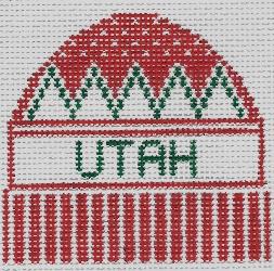 Doolittle Stitchery Utah Hat Needlepoint Canvas