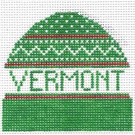 Doolittle Stitchery Vermont Hat Needlepoint Canvas