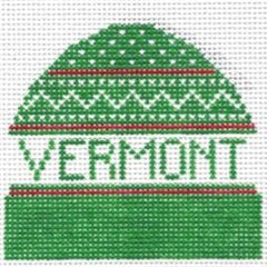 Doolittle Stitchery Vermont Hat Needlepoint Canvas