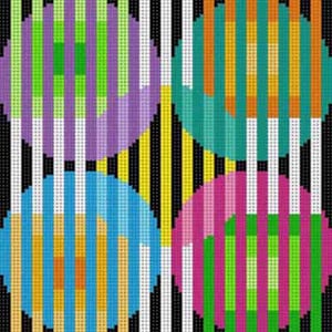 The Meredith Collection Treglown Designs Optical Eyeglass Needlepoint Canvas