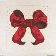 The Collection Red Bow Designs Needlepoint Canvas