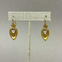 Vintage Victorian Revival 14k Gold Link Drop Earring