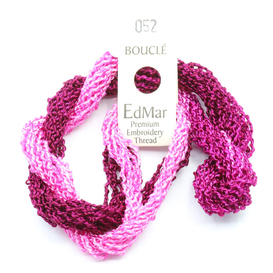 EdMar Boucle - 052 Light to Medium Fuchsia and Plum