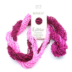 EdMar Boucle - 052 Light to Medium Fuchsia and Plum