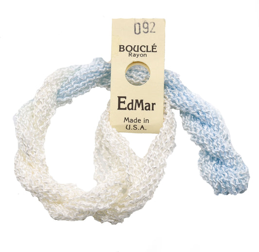 EdMar Boucle - 092 Baby Blue and White