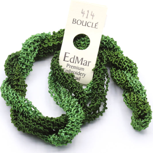 EdMar Boucle - 414 Medium to Light Forest Green