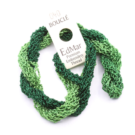 EdMar Boucle - 040 Dark to Light Cucumber