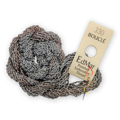 EdMar Boucle - 330 Light Green Gray to Light Tan