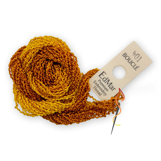 EdMar Boucle - 401 Medium to Dark Golden Yellow