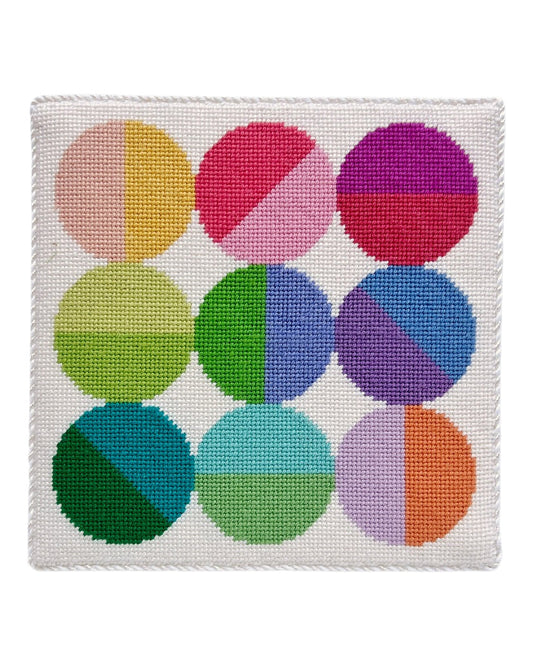 Elizabeth Crane Swartz Designs Lulu Tic Tac Toe Board Needlepoint Canvas