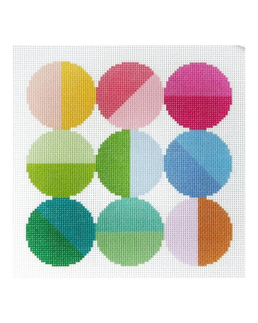 Elizabeth Crane Swartz Designs Lulu Tic Tac Toe Board Needlepoint Canvas