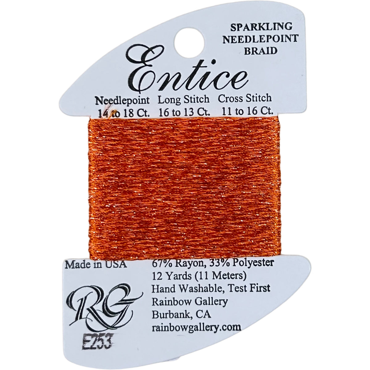 Rainbow Gallery Entice - 253 Sun Orange