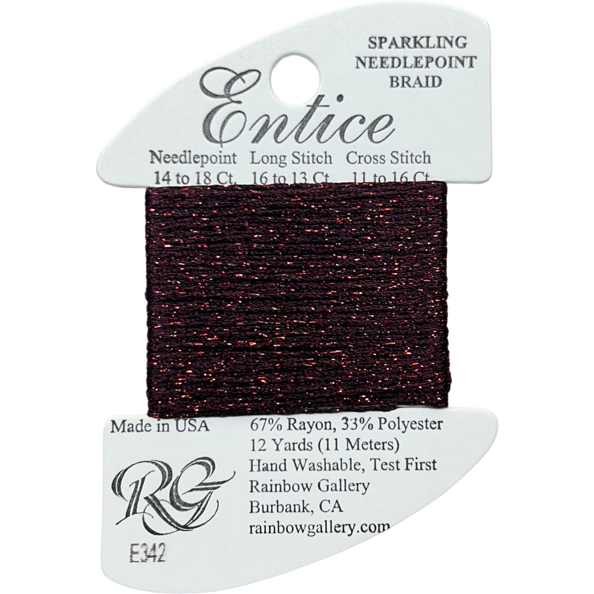 Rainbow Gallery Entice - 342 Red Wine