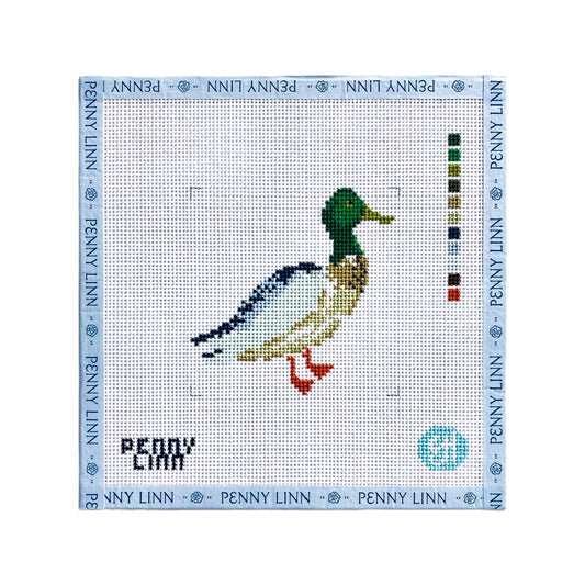 Penny Linn Evelyn Henson Mallard Needlepoint Canvas