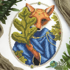 Fine Frog Stitching Oak Keeper Cross Stitch Pattern