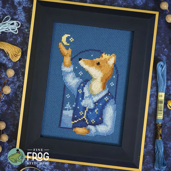 Fine Frog Stitching Winter Sky Prince Cross Stitch Pattern