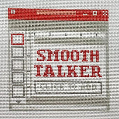 Fire and Iris Smooth Talker Office Coasters Needlepoint Canvas