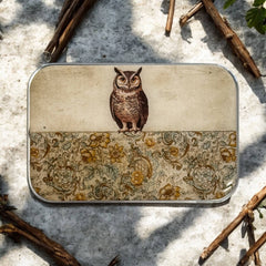 Firefly Notes Owl Notions Tin Needle Case