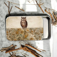 Firefly Notes Owl Notions Tin Needle Case