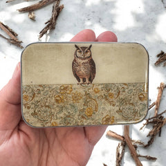 Firefly Notes Owl Notions Tin Needle Case