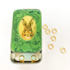 Firefly Notes Bunny Magnetic Notions Tin Needle Case