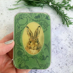 Firefly Notes Bunny Magnetic Notions Tin Needle Case