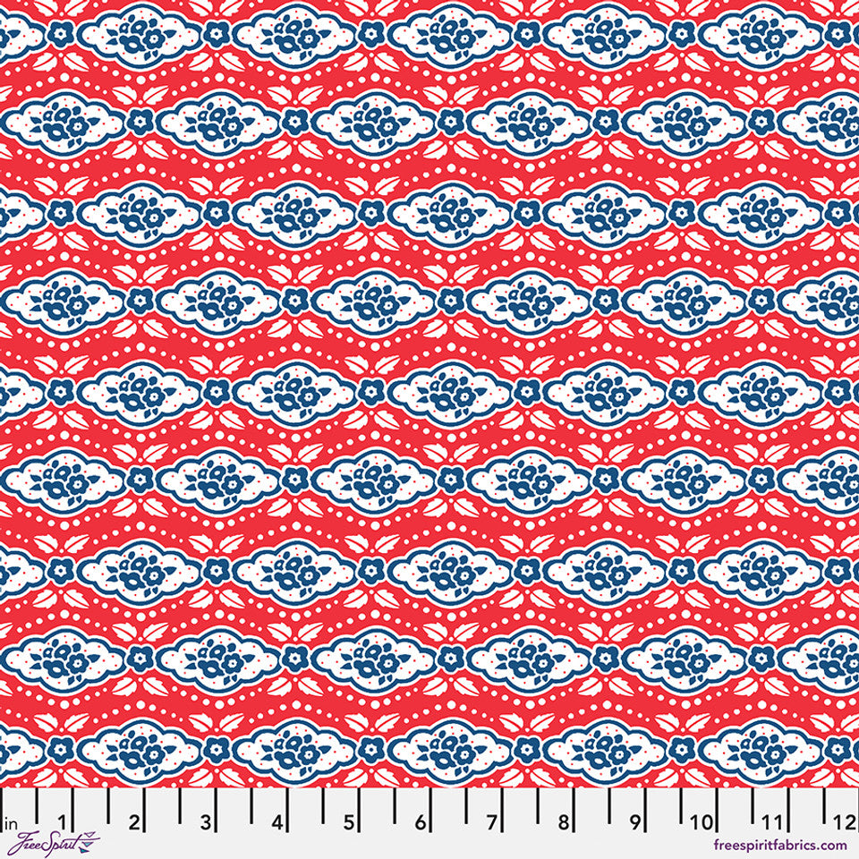 Free Spirit Fabric Maison Rouge - Red