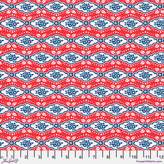 Free Spirit Fabric Maison Rouge - Red