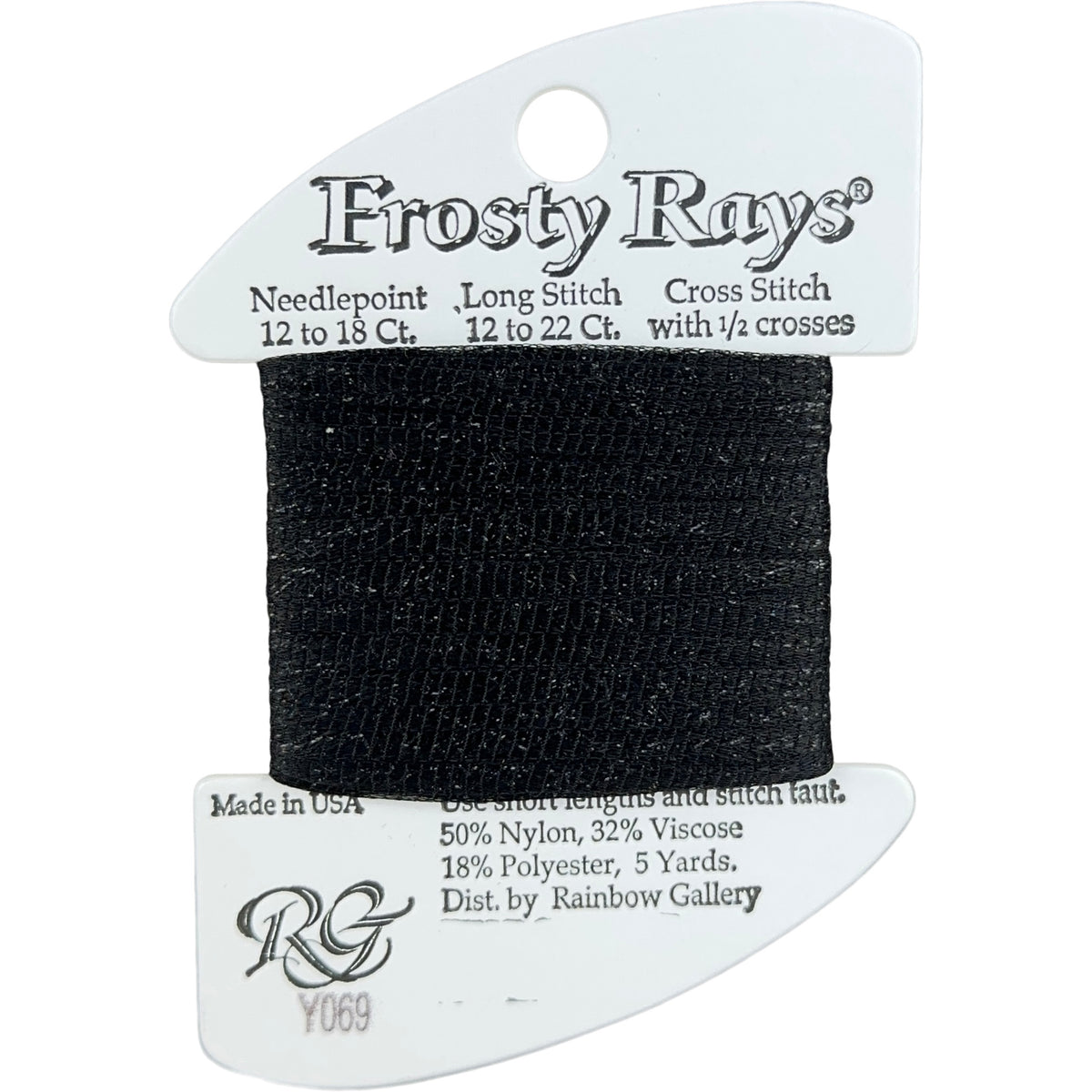 Rainbow Gallery Frosty Rays - 069 Black Gloss