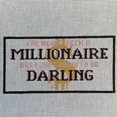 The Gingham Stitchery Kirkland Design Studios Millionaire Darling Needlepoint Canvas