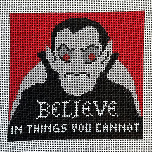 The Gingham Stitchery Kirkland Design Studios Dracula Daily Needlepoint Canvas