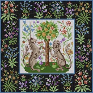 The Meredith Collection Treglown Designs Cluny Needlepoint Canvas