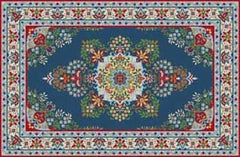 The Meredith Collection Treglown Designs Oriental Rug Needlepoint Canvas